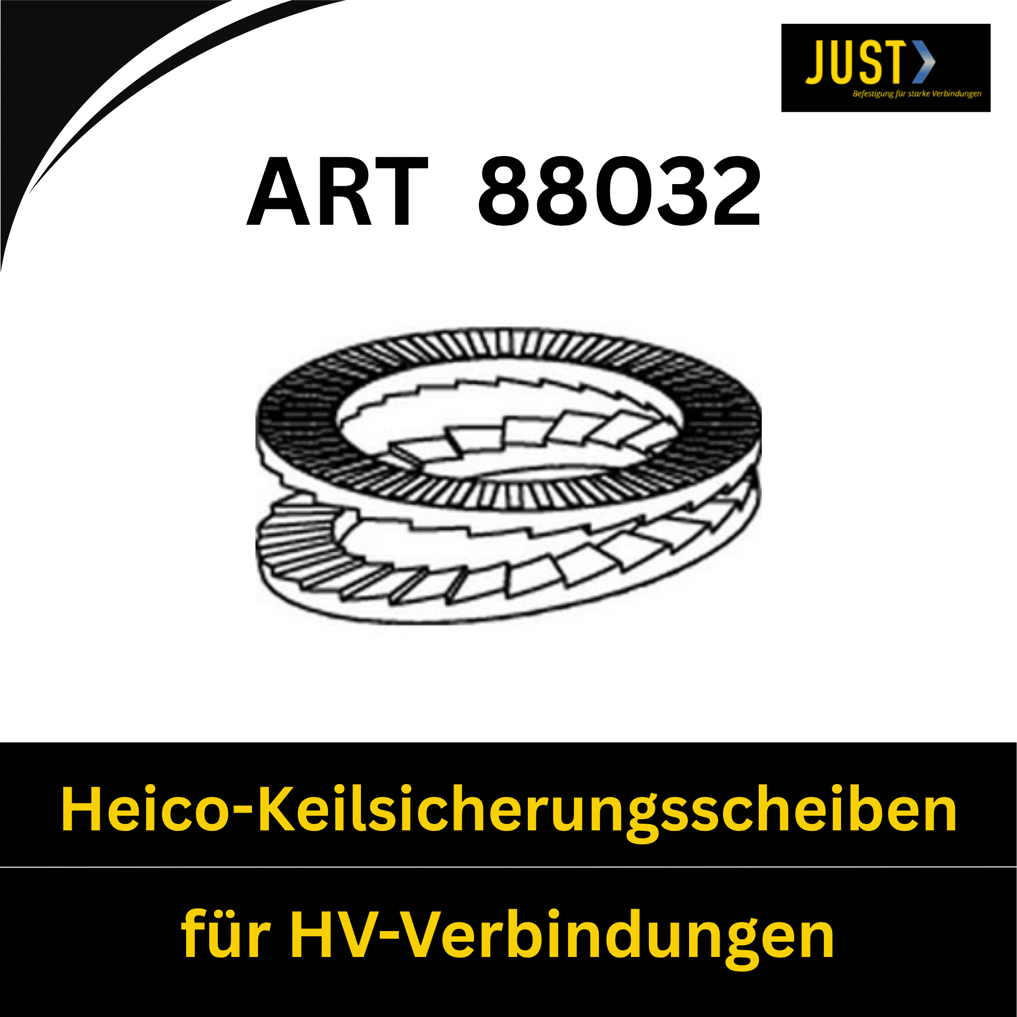 Bild von ➤ Kategorie: Heico-Lock-Keilsicherungsscheiben (für HV-Verbindungen)